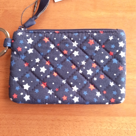Vera Bradley Zip ID Case Star Spangled - Picture 2 of 3